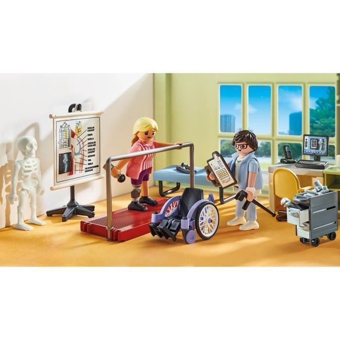 Playmobil 71617 Physiotherapy Clinic, the Hospital, Action Heroes, 69 Pieces, from 4 Years