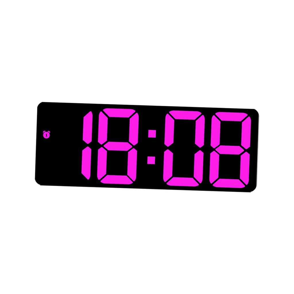 LED Desktop Alarm Clock 12H 24H Digital Wall Clock for Hall Festival Beside