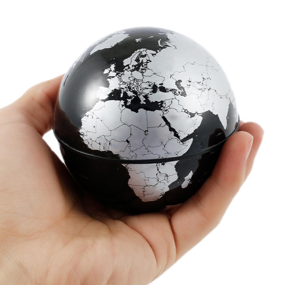 World Globe Pattern Magnetic Levitation Globe LED Rotating Earth Floating Ball Lamp O Shape Bedside Lights Novelty Birthday Gift