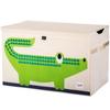 Toy Chest - 3 Sprouts - Crocodile - Beige - Multicolor - Child