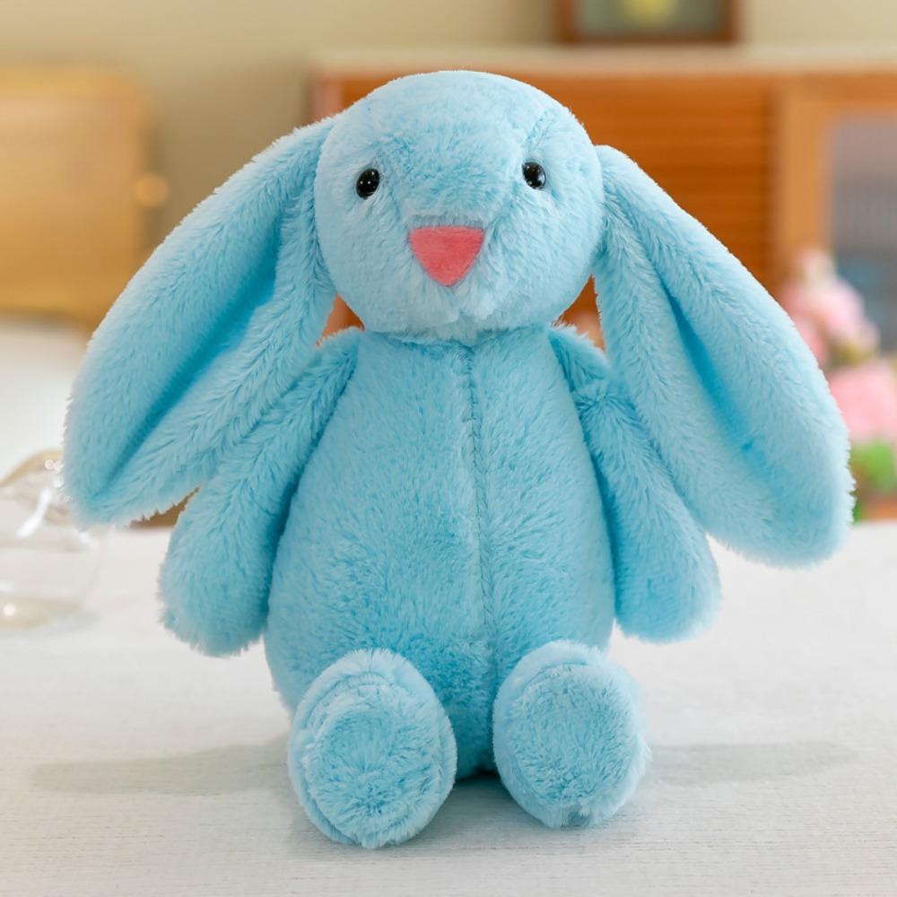 

PP Cotton Easter Rabbit Plush Doll Soft Animals Stuffed Toy Birthday Parties синий