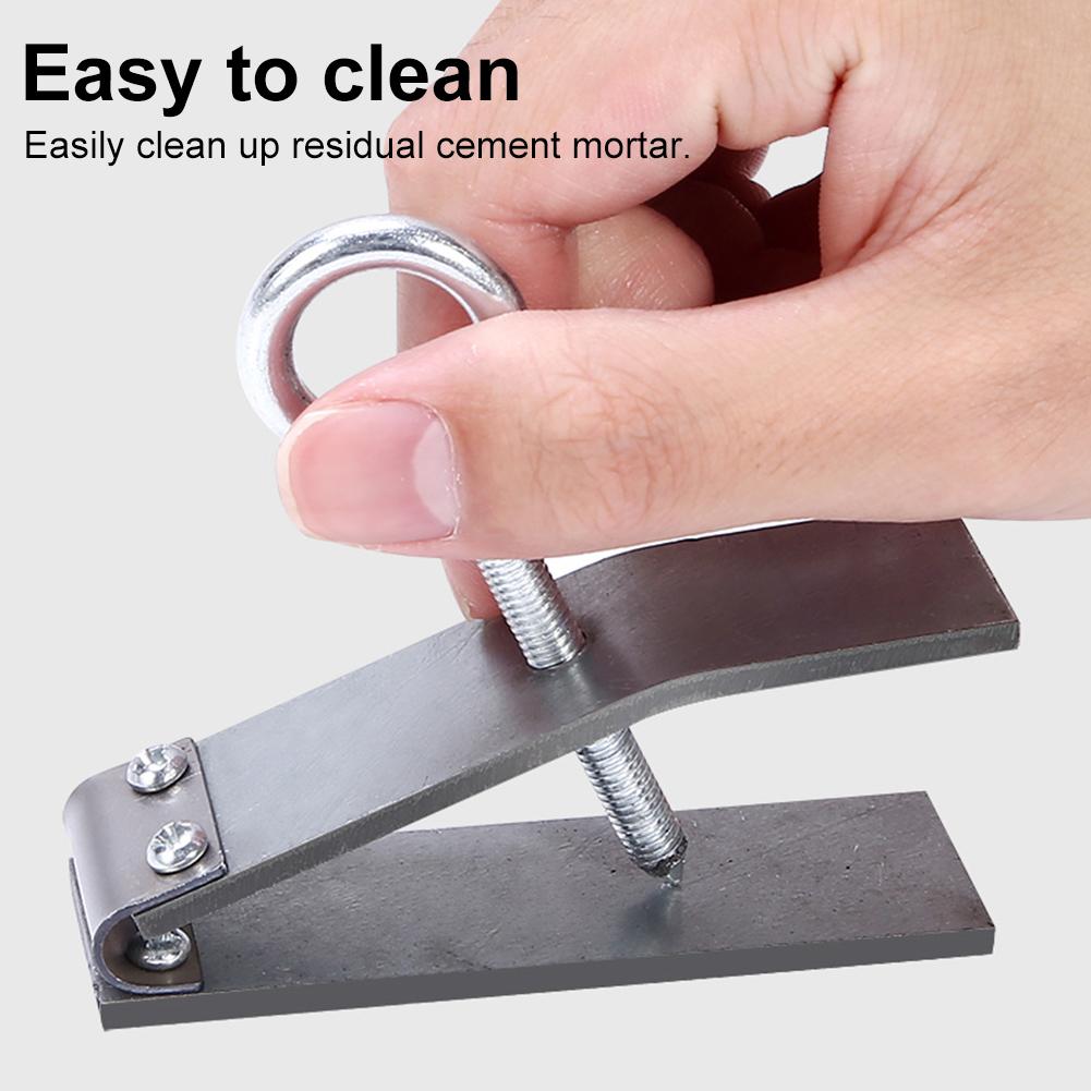 Regulator de înălțime reglabil pentru plăci 1-5,5 cm Localizator de plăci ceramice de perete durabil 250 kg Suport Dispozitiv de nivelare a ridicătorului din oțel galvanizat