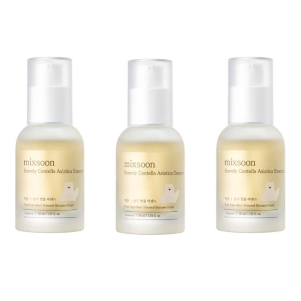 Mixsoon Soondy Centella Asiatica Essence 30ml, 3 Pack