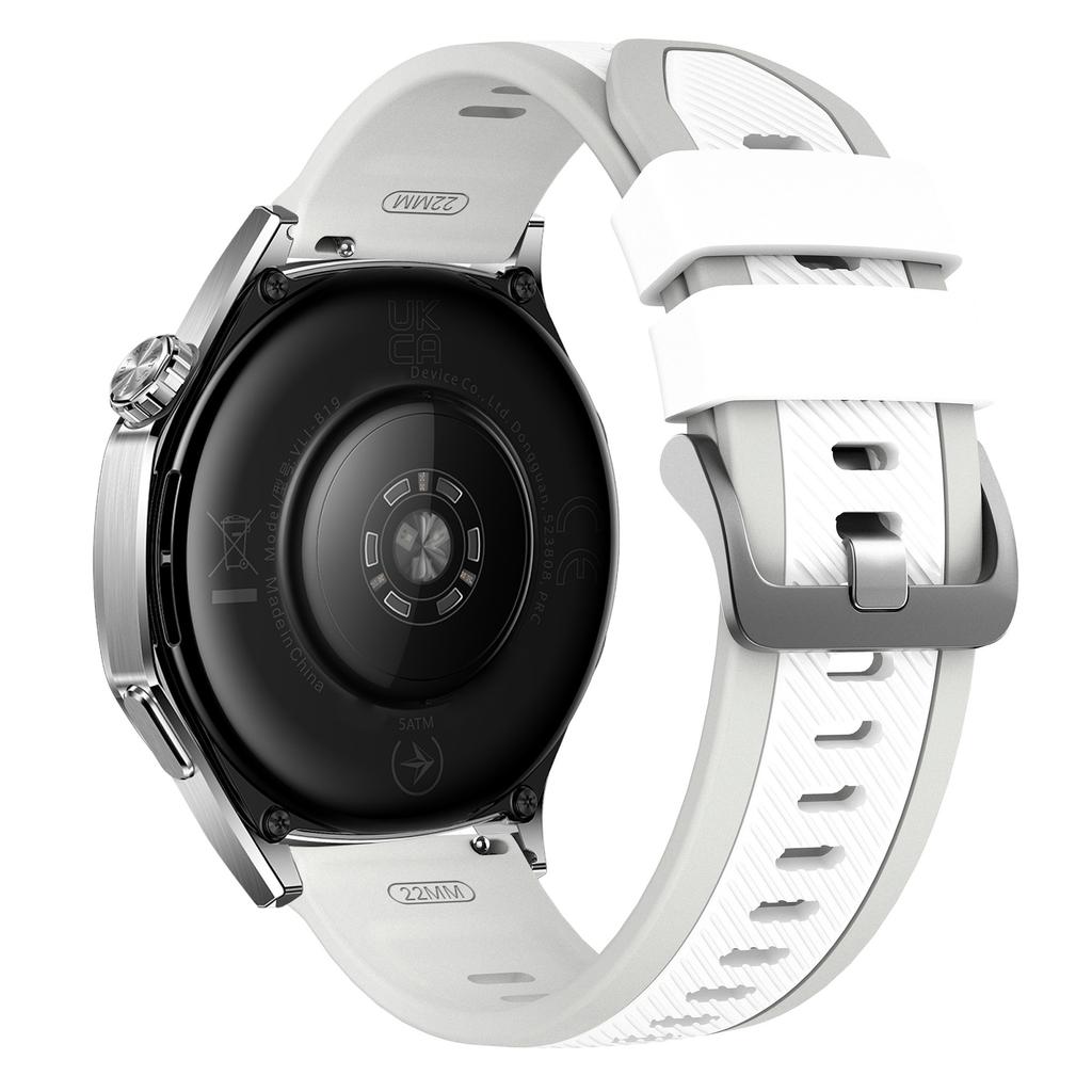 22-мм твіловий ремінець для годинника Huawei Watch GT 6/5/5 Pro/4 46 мм, двоколірний силіконовий ремінець, швидке зняття