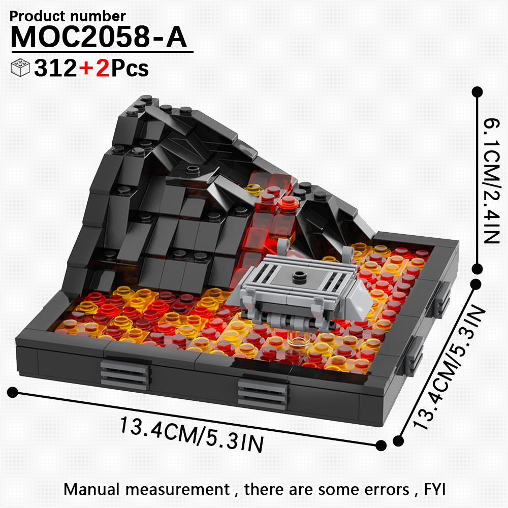 MOOXI Seria Wojen Kosmicznych Model Scenariuszowy MOC Klocki DIY Diorama Zabawki dla Dorosłych i Dzieci Zestaw Klocków Prezenty Montessori Dekoracja