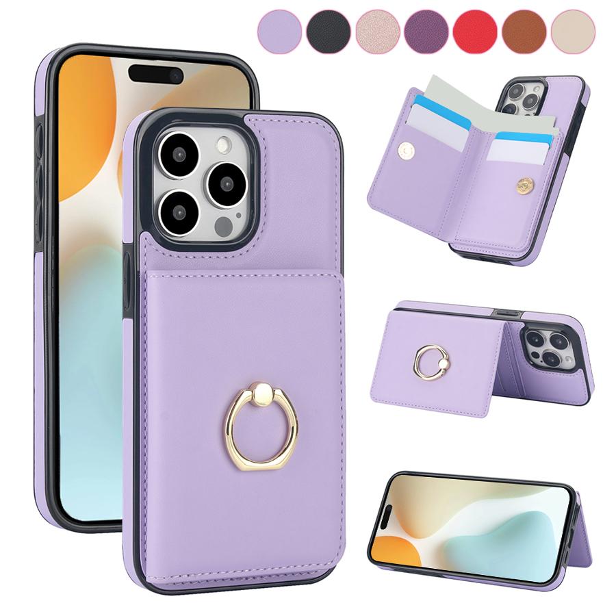 Wallet Card Slot RFID Blocking Kickstand Magnetic 360° Flip Leather Case For iPhone 17 Pro Max Air 16e 15 Plus 14 13 12 11 XR 8