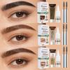 Kit Tinta Sopracciglia Lunga Durata Impermeabile Anti-Macchia Gel Sopracciglia Facile da Usare Colore Naturale Sopracciglia Riempie i Vuoti Crea Sopracciglia Definite 3D