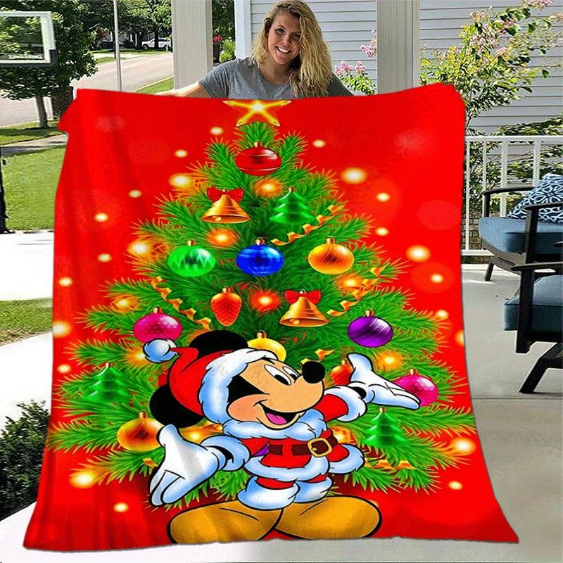 1pc Mickey Printing Blanket - Soft, All-Season Throw for Office Blanket, | Personalized Gift
