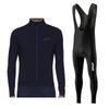 Long Sleeve Cycling Jersey Set Men Women Outdoor Bike Riding Apparel Quick Dry Breathable Bib Shorts