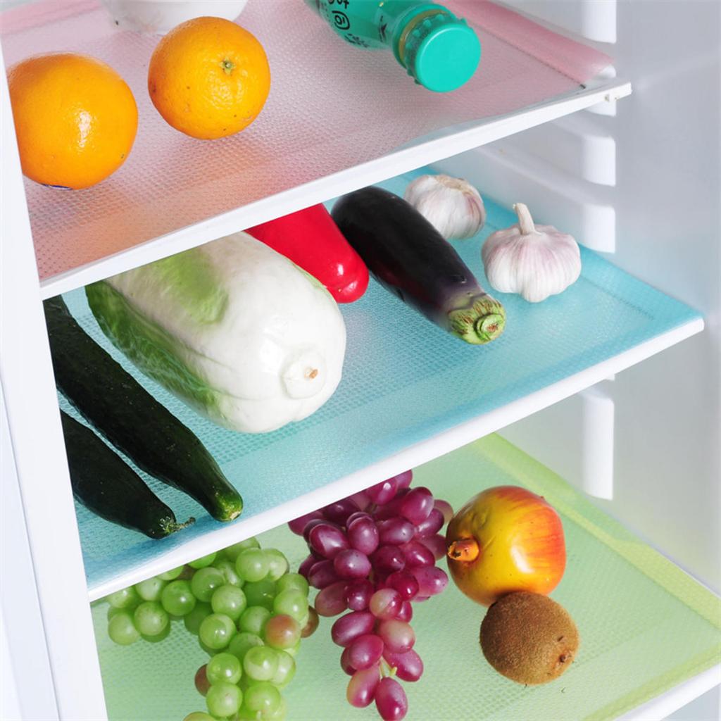 EVA Waterproof Refrigerator Liner Mat Washable Mildew Kitchen Pad Anti-oil Cabinet Drawer Placemat Heat-insulat Fridge Mat