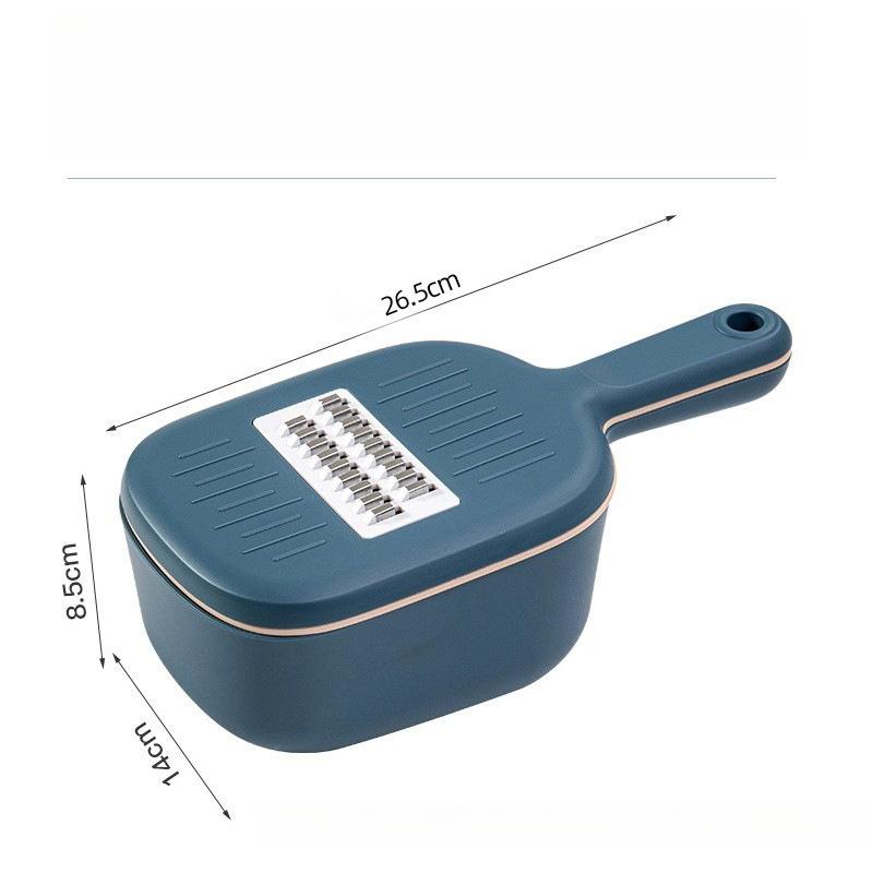 Multifunctional Vegetable Cutter Household Kitchen Shredder Drain Basket With Brush Potato Slicer Grater Shredder
