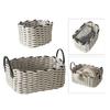 Convenient Cotton Rope Storage Basket Handwoven Cotton Rope Woven Organization Baskets Portable Storage Container