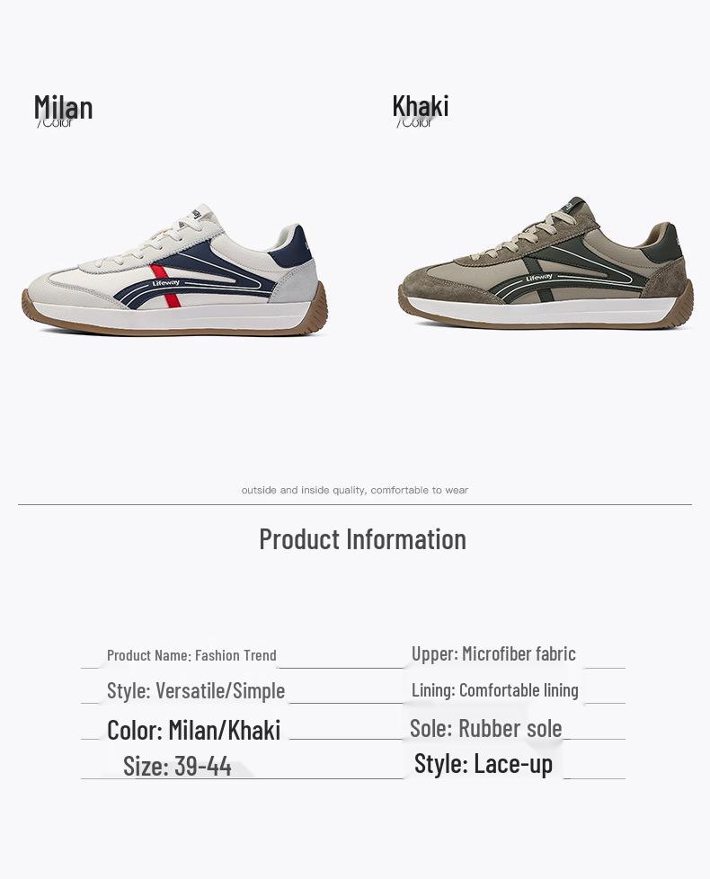 Men's Light Luxury Forrest Gump Retro Shoes - Soft Sole, Lightweight, Breathable Outdoor Casual Sneakers for Autumn & Winter.