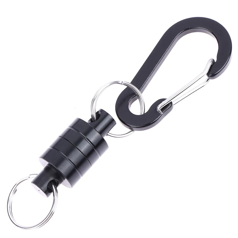 Fishing Hanging Buckle Magnetic Buckle With Keychain Carabiner Anti-Falling Fast Hanging Buckle Metal Strong Magnetic Buckle