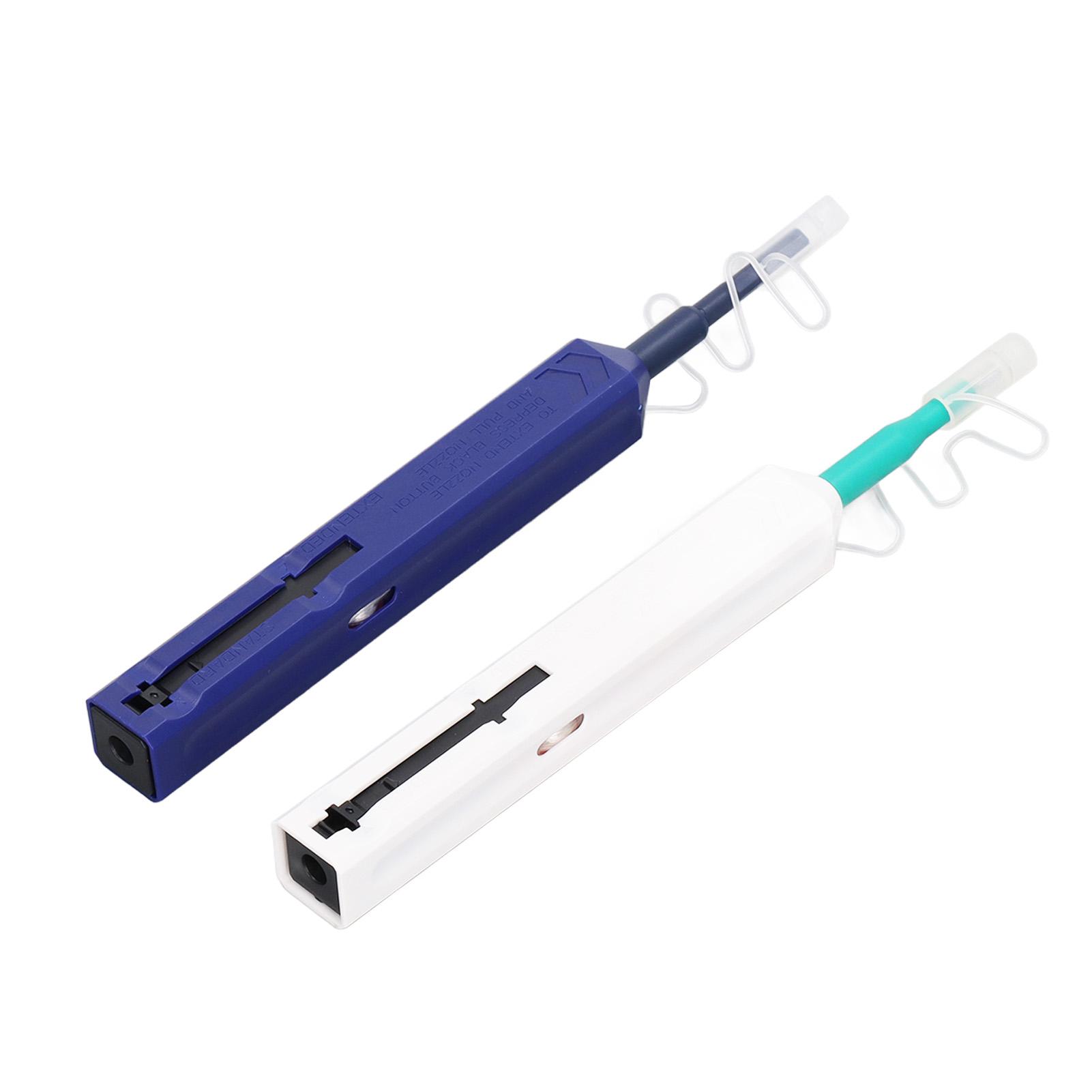 

Fiber Cleaning Pen One Press Anti Static Optical Connector Cleaning Tool 1.25mm for LC MU 2.5mm for SC FC ST E2000