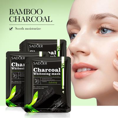 Bamboo Charcoal Black Mask Whitening and Hydrating Emollient Brightening Moisturizing Mask Patch