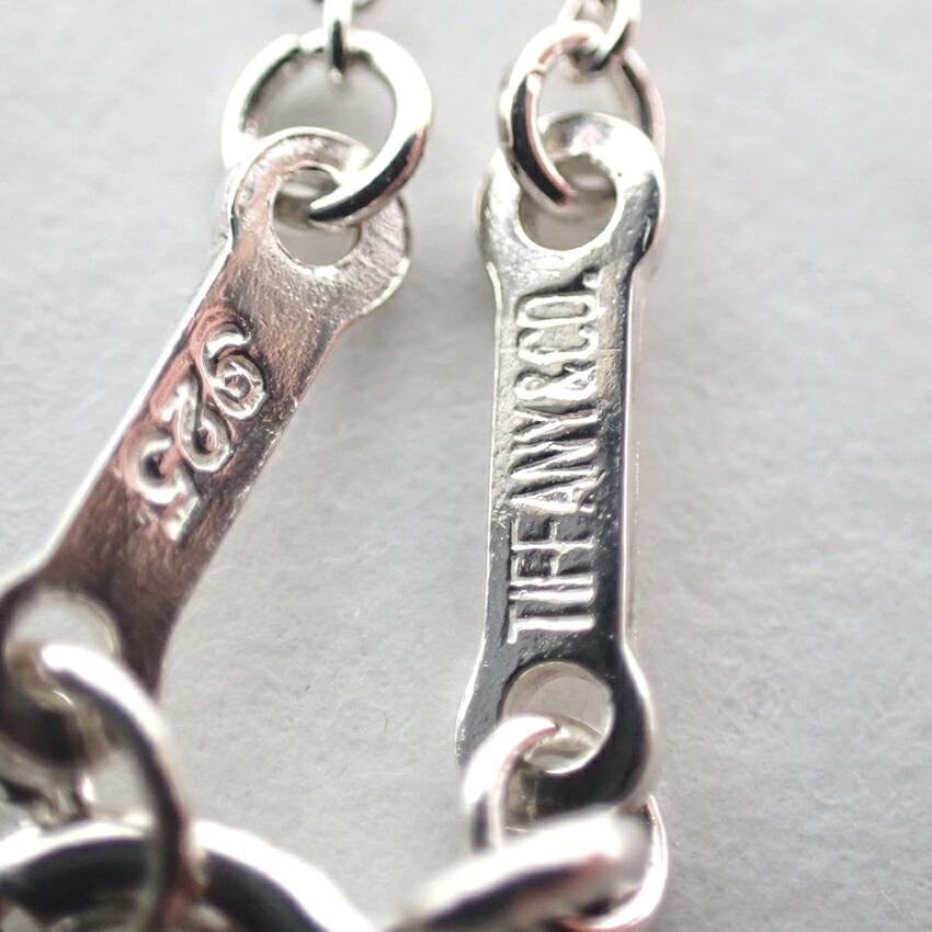 [Used] TIFFANY/Tiffany 925 Open Teardrop Pendant/Necklace/j88-4