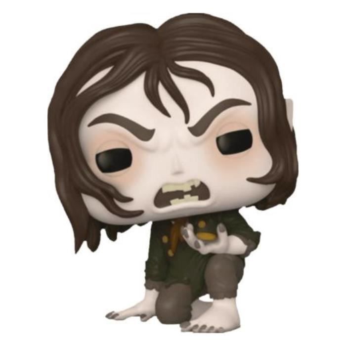 Figurine vinyle - funko - smeagol 1295 exclusive - 9cm - sticker spécial edition - multicolore