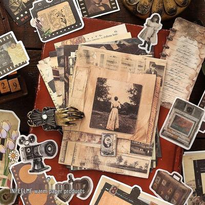 Infeel.Me Time Collection: Journal DIY Decorative Paper Pack - 4 Styles