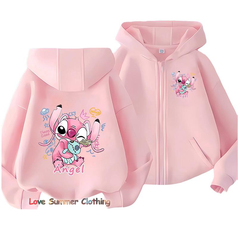 

Boys Hoodie Zip Up stitch Girls Fall Hooded Jacket Zip Autumn Pullover Casual Hoodie Size 100-160cm 130