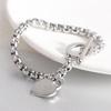 Cross-border Stainless Steel & Pearl Square Bracelet with OT Buckle