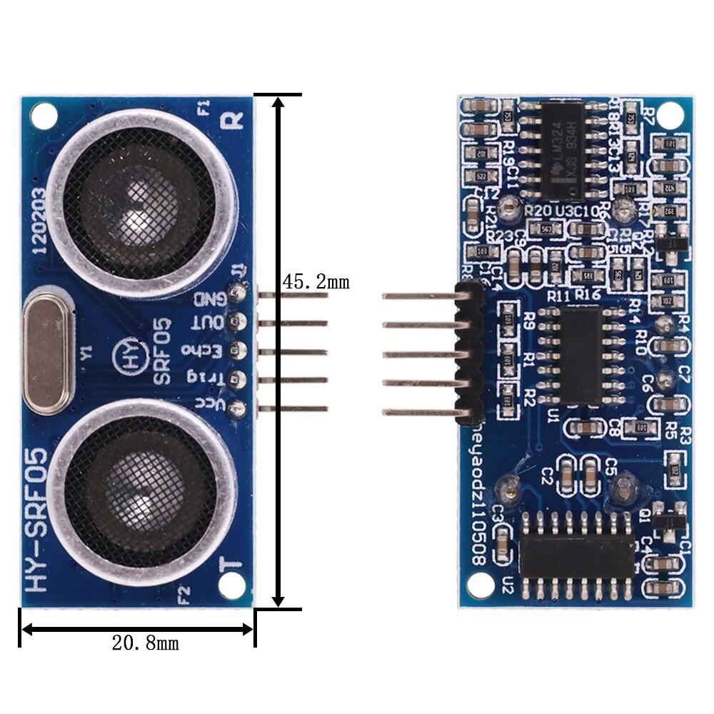 HC-SR04 HCSR04 4kolíkový modul měření ultrazvukového vlnového detektoru HC-SR05 HY-SRF05 5pinový snímač vzdálenosti DC 5V pro Arduino UNO