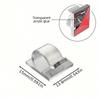50pcs Adhesive Cable Clips For Outdoor, Christmas Light Clips, Decoration Clips, Self Adhesive Hooks Cord Management Wire Holder
