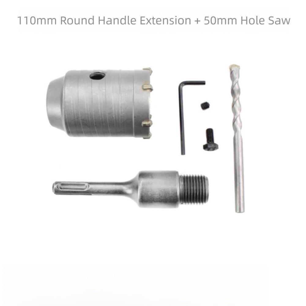 30-68mm Wall Hole Saw with Round Shaft Fast Drilling Concrete Hole Saw Hammer Drill Bit Set
