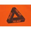 Palace Sudadera con Capucha de Malla Triple con Logo Estampado Unisex Naranja PAL-SS22-238