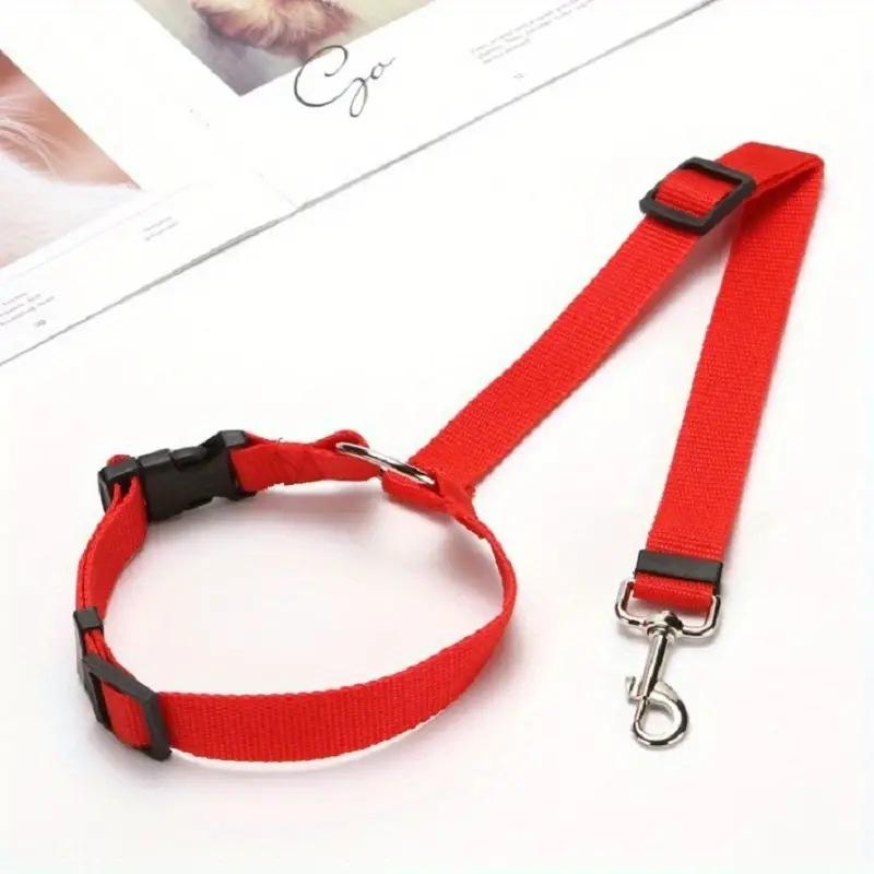 Universal Adjustable Pet Car Seat Belt Headrest Restraint Safety Rope Anti-Shock Travel Leash Pet Car Safety Accessory For Small