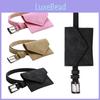 Minimalist Solid Color Suede Women Mini Waist Bag Belt  For Outfits Casual