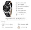 Black Leather Business Quartz Date Day of the Week Day Gift Men's Watch, Strap, Style, Classic, Waterproof, Movement, Analog, Stylish, Casual, Simple,