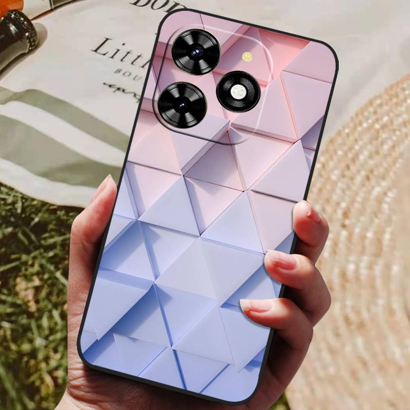 For Infinix Hot 40 Case Hot40 Pro Luxury Phone Silicon Back Cover For Infinix Hot 40 Pro / Hot 40i Cases Protective Shell Capas