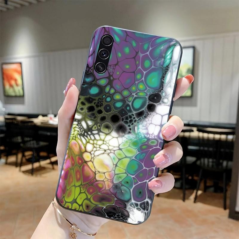Water Ripple Art Sea Wave Phone Case For Realme GT 2 9i 8i 7i Pro X50 X2 C35 C21 C20 C11 C3 Soft Black Phone Cover