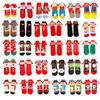 Trendy Cartoon Christmas Mid-Tube Magnetic Grip Socks for Autumn and Winter