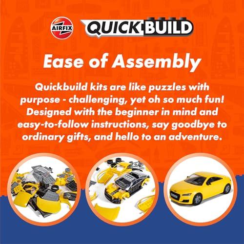 Airfix Non-Scale Quick Build Series Ford Mustang GT 1968 Pre-painted Block-Based Assembly Kit QB6035