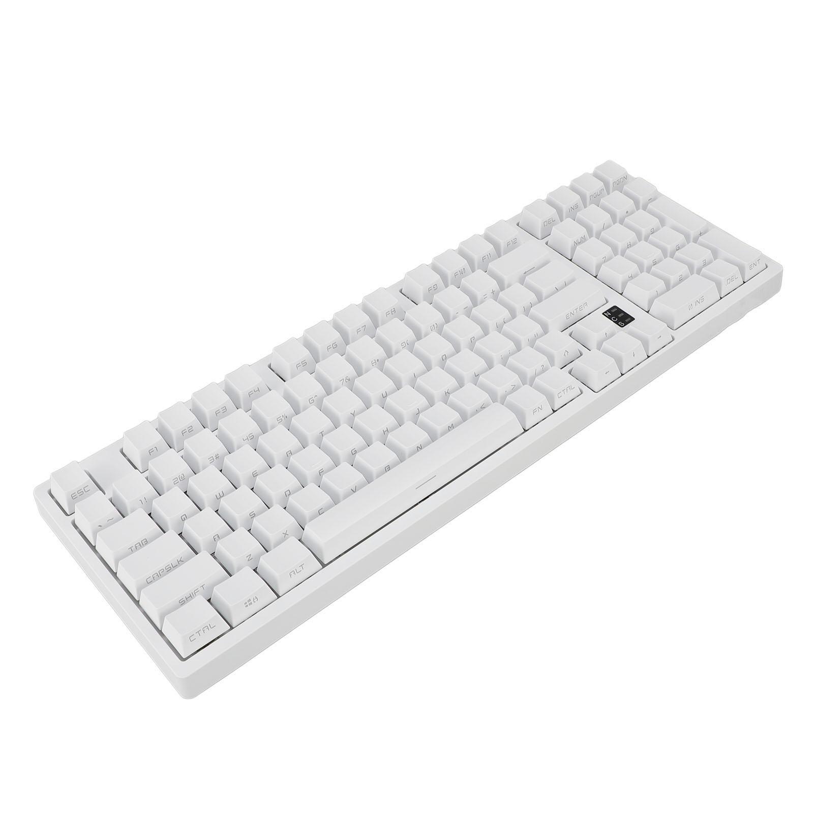 

98 клавиш механическая клавиатура коричневый переключатель RGB беспроводная 2.4G BT3.0 5.0 тип C проводная механическая клавиатура