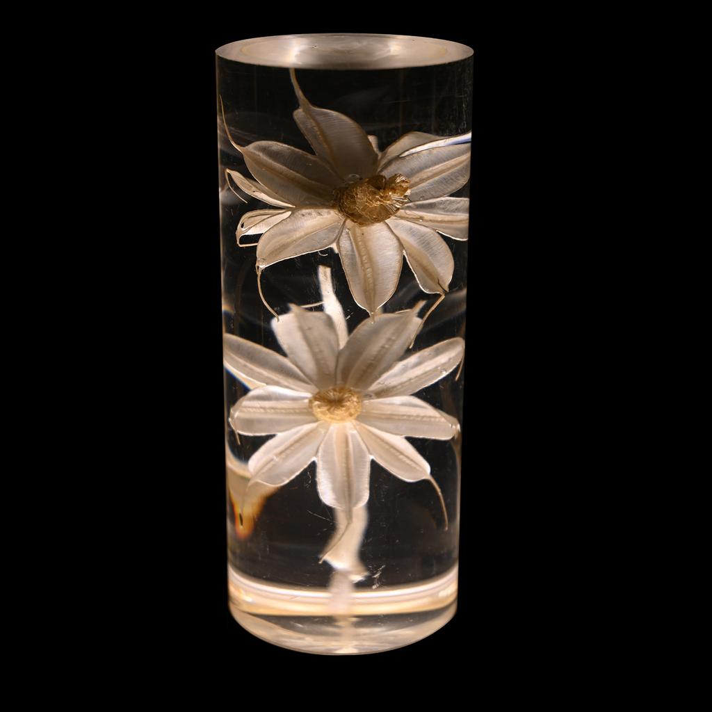 Aeon Flower Acrylic Table Lamp Bedroom Bedside Lamp Ambience Decorative Ornament Touch Switch + USB