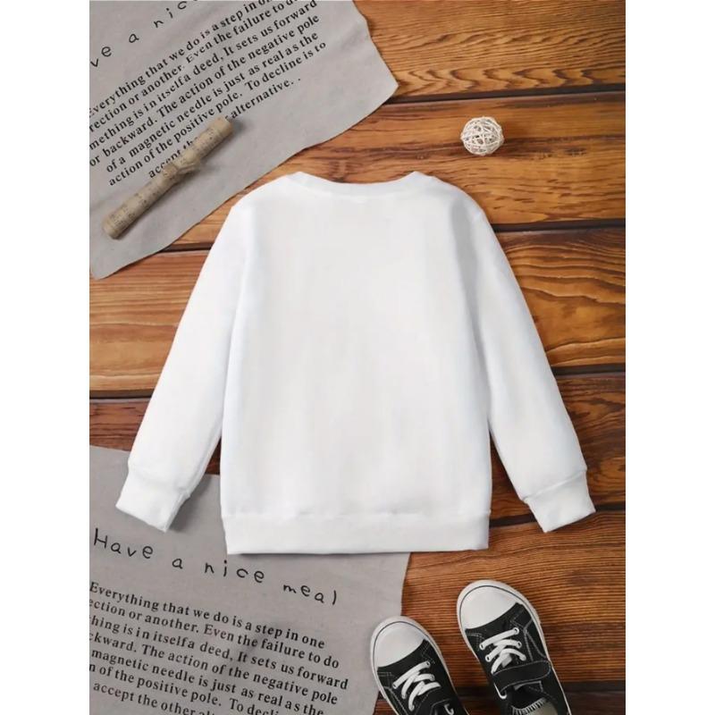 European sizes Cute Fox Cherry Blossom Butterfly Girls' Crewneck Sweatshirt, Western Top, Long Sleeved T-Shirt, Casual for Little Girls.