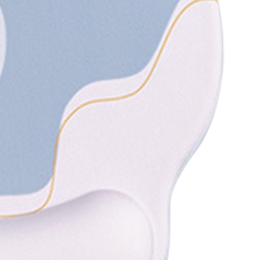 Keyboard Mouse Pad Set Ergonomic Silicone Mouse Pad with Memory Foam Keyboard Wrist Rest Support for Computer Round,