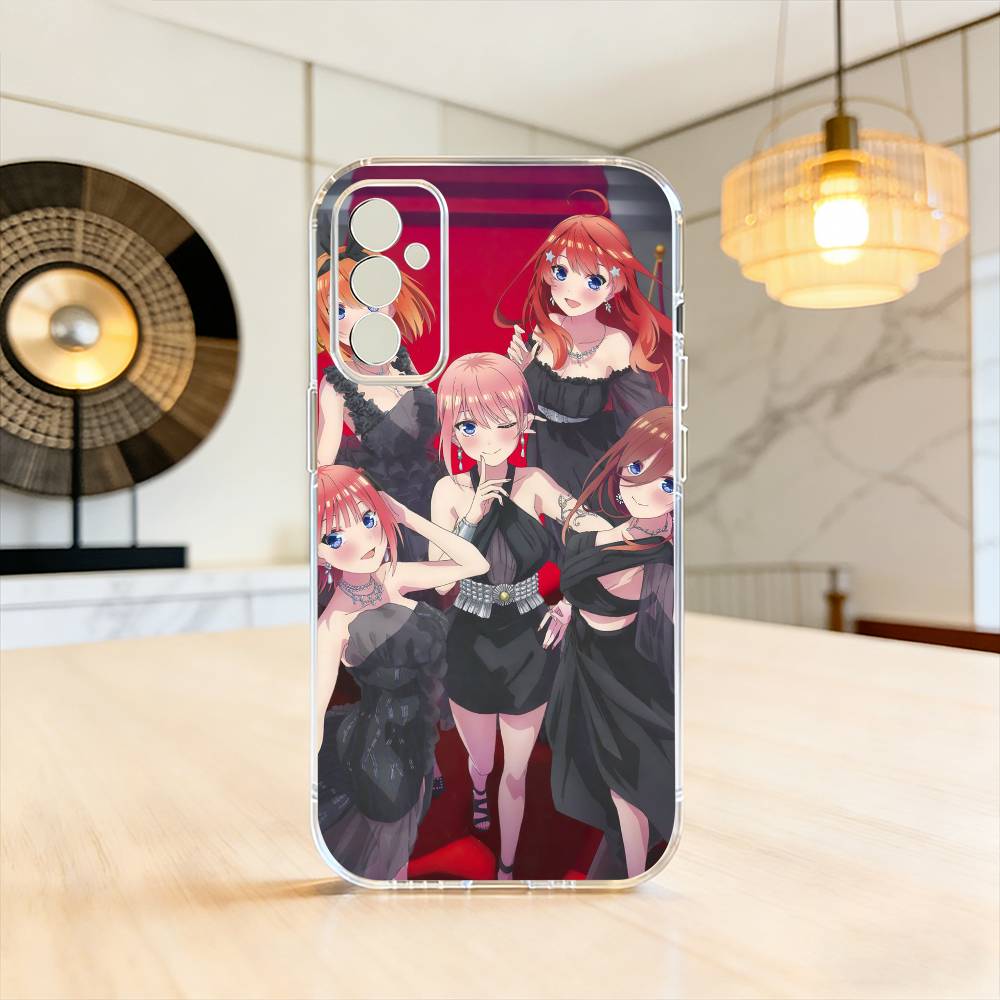 The Quintessential Quintuplets Miku Nakano Phone Case Transparent Silicone Soft For SamsungA10,12,20,21S,30,31,40,50,51,52,70,71