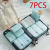 Waterproof Travel Compression Packing Cubes Bag Space-saving Thickened Luggage Storage Bag Wear-resistant Durable