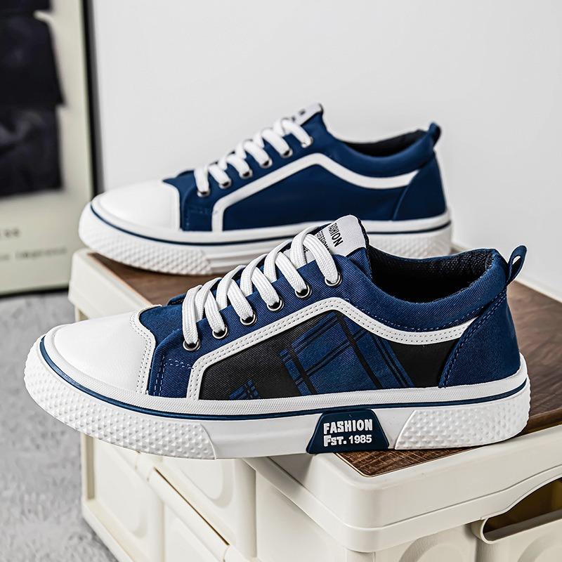 Pantofi Bărbați Clasici Pantofi Pânză Joasă Respirabili Pantofi Casual Tineri Studenți Pantofi Skateboard Adidași Antiderapanți pentru Bărbați Mărime Mare