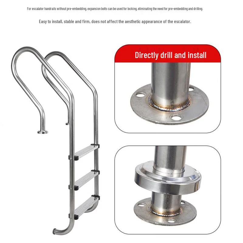 304 Stainless Steel Swimming Pool Entry Ladder