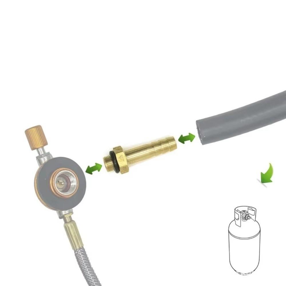 Switching Valve Gas Tank Adapter Brass Switching Valve Adapter For LPG Cylinder