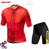 Completo da Ciclismo a Maniche Corte Mavic Set di Bretelle Abbigliamento da Strada Uomo