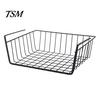 Durable Hanging Basket Strong Load-bearing Large Capacity Simple Under-table Storage Installation Under-Cabinet Shelf Organizer Slide-in Versatile