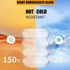 2 Pcs Glass Cups Set Drinking Glasses with Straw Creative Coffee Mug for Cocktail,Beer, Water,Soda,Tea- with Cleaning Brushe
