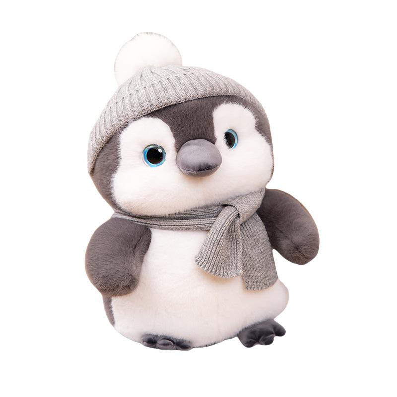 Adorable Winter Penguin Plush Toy in Cute Outfit - Perfect Children's Gift
