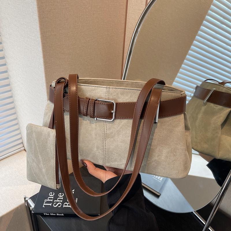 Large-capacity Bag, Women's Autumn and Winter Casual Shoulder Underarm Bag, High-quality Texture Work Commuter Bag